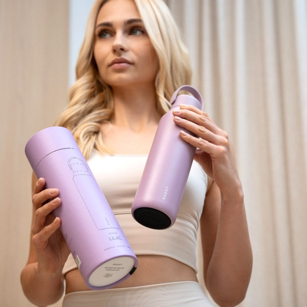 Ragsy Moshi Lilac 600 ml – szczelny fioletowy termos z wkładem ceramicznym