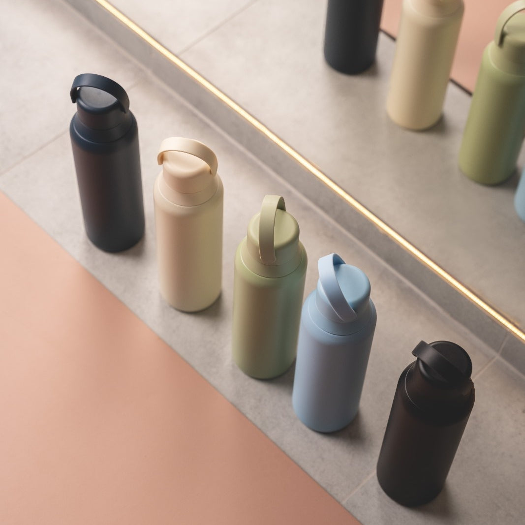 Ragsy Moshi Sand – ceramiczna butelka wielorazowa 600 ml trzymająca temperaturę