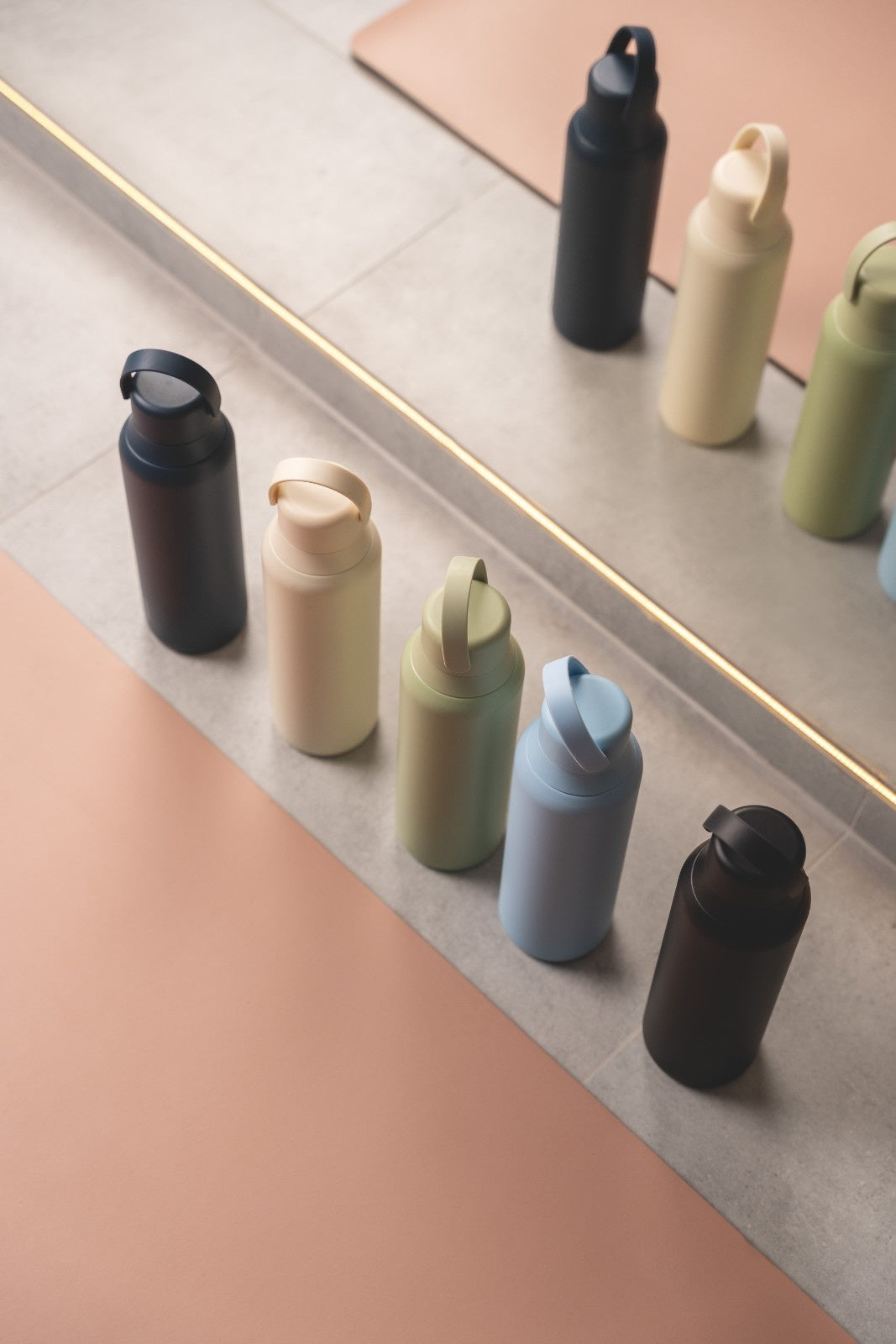 Ragsy Moshi Sand – ceramiczna butelka wielorazowa 600 ml trzymająca temperaturę
