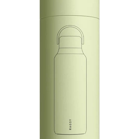 Zielona butelka ze stali nierdzewnej Ragsy Moshi 600 ml – bez metalicznego posmaku