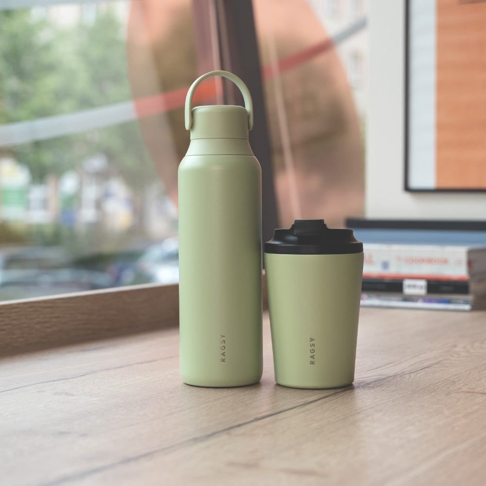 Ragsy Moshi 600 ml Sage – ekologiczna butelka termiczna na co dzień