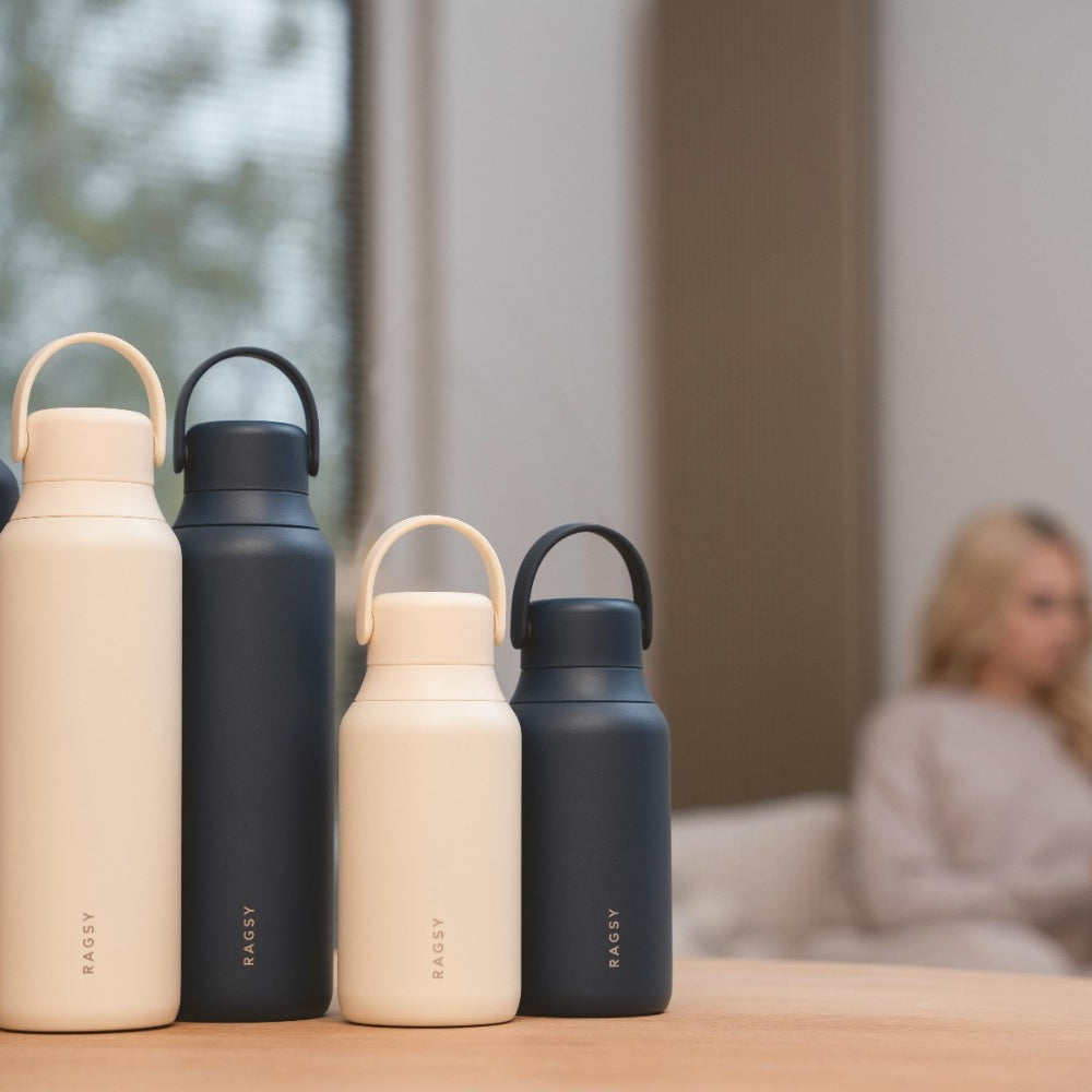 Stylowa butelka wielorazowa Ragsy Moshi z izolacją próżniową o pojemności 600 ml