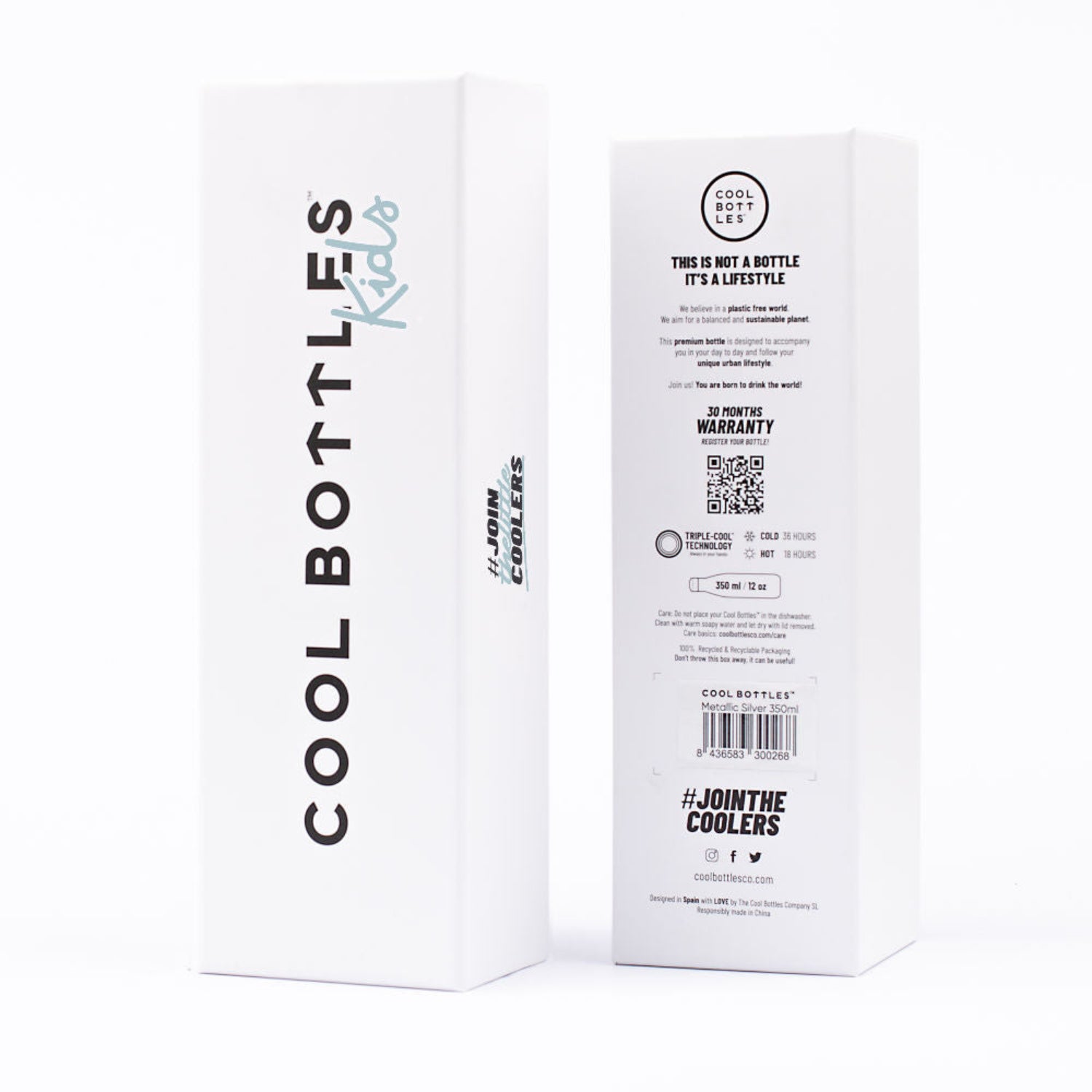 Cool Bottles Kids Jurassic Era – termiczna butelka dla dzieci, z ustnikiem, bez BPA, wzór: dinozaury