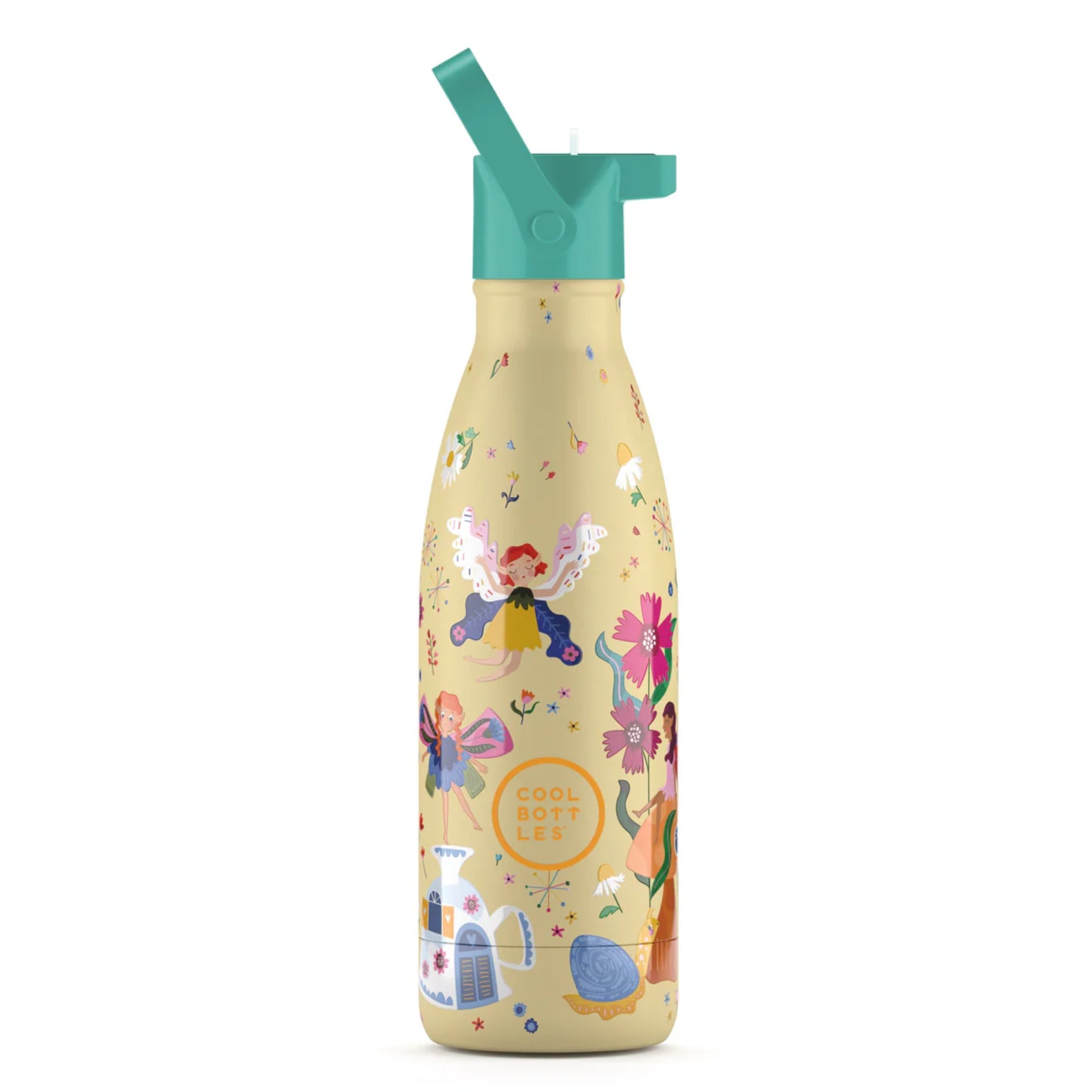 Cool Bottles Kids Magical Fairies – termiczna butelka dla dzieci, z ustnikiem, bez BPA, wzór: wróżki