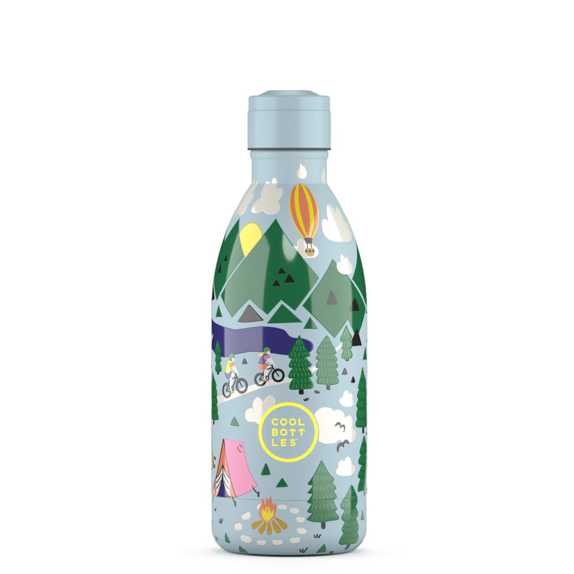 Cool Bottles Kids Outdoor Adventure– termiczna butelka dla dzieci, z ustnikiem, bez BPA, kolor: zielony