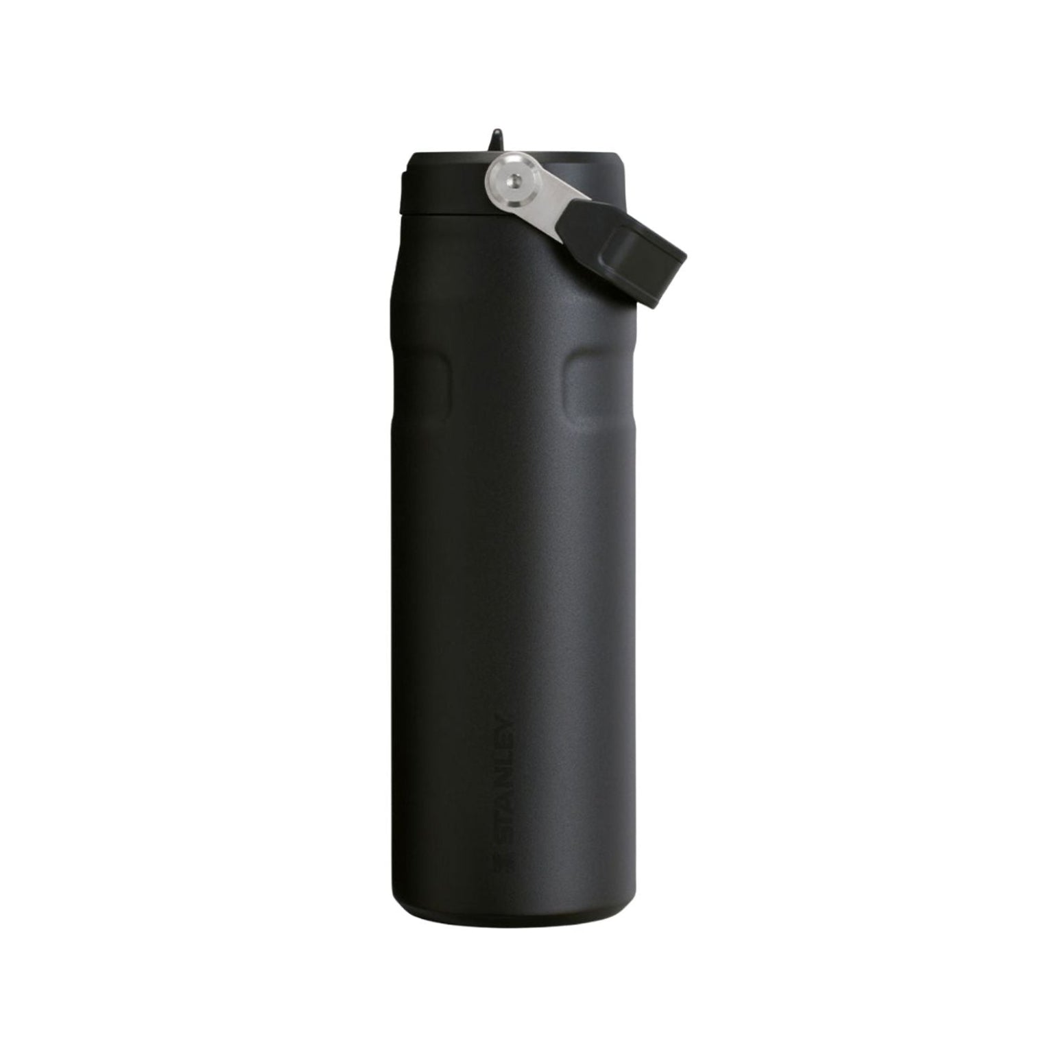 Czarna butelka termiczna Stanley IceFlow™ Flip Straw 1 l