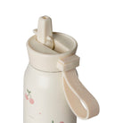 Citron butelka termiczna Cherry 350 ml dziecięca, stal nierdzewna, szczelna, z elastyczną słomką