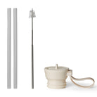 Citron butelka termiczna Cherry 350 ml dziecięca, stal nierdzewna, szczelna, z elastyczną słomką