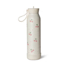 Citron butelka Cherry 500 ml dziecięca, termiczna, stal nierdzewna, szczelna, z elastyczną słomką