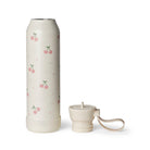 Citron butelka Cherry 500 ml dziecięca, termiczna, stal nierdzewna, szczelna, z elastyczną słomką