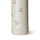 Citron butelka Cherry 500 ml dziecięca, termiczna, stal nierdzewna, szczelna, z elastyczną słomką