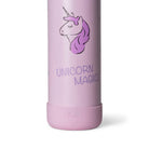 Citron butelka Stormy Unicorn 350 ml dziecięca, termiczna, stal nierdzewna, szczelna, z elastyczną słomką