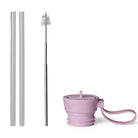 Citron butelka Stormy Unicorn 350 ml dziecięca, termiczna, stal nierdzewna, szczelna, z elastyczną słomką