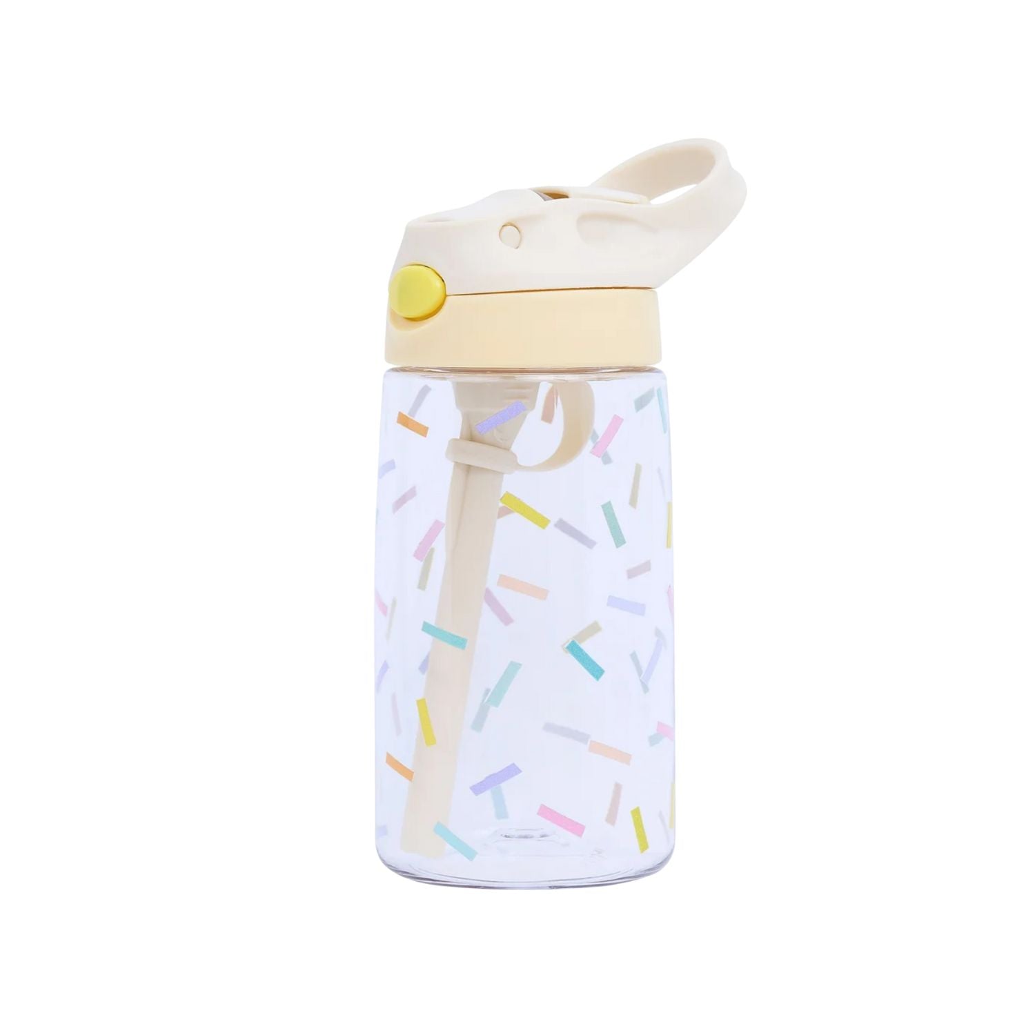 The Cotton Cloud Confetti 480 ml – bidon dla dzieci, odporny na upadki, lekki i wygodny w użyciu, wzór: konfetti