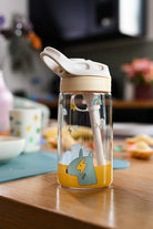 The Cotton Cloud Funky Dogs 480 ml – bidon dla dzieci, odporny na upadki, lekki i wygodny w użyciu, wzór: pieski