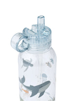 Butelka Liewood Yang z tritanu 500 ml z motywem morskich zwierząt – lekka, bez BPA, z chowanym ustnikiem i słomką