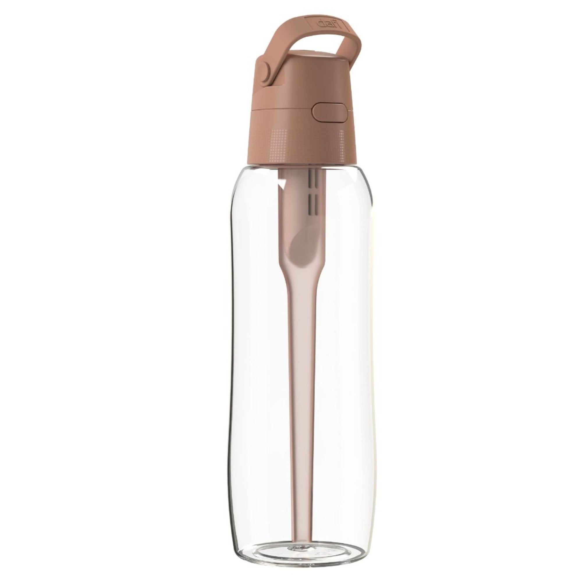 Dafi Solid Mocha Mousse 1 l – beżowa butelka z tritanu z filtrem węglowym