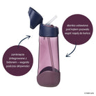 Butelka tritanowa ze słomką B.Box Harry Potter– szczelna, z silikonową słomką i zamknięciem na przycisk