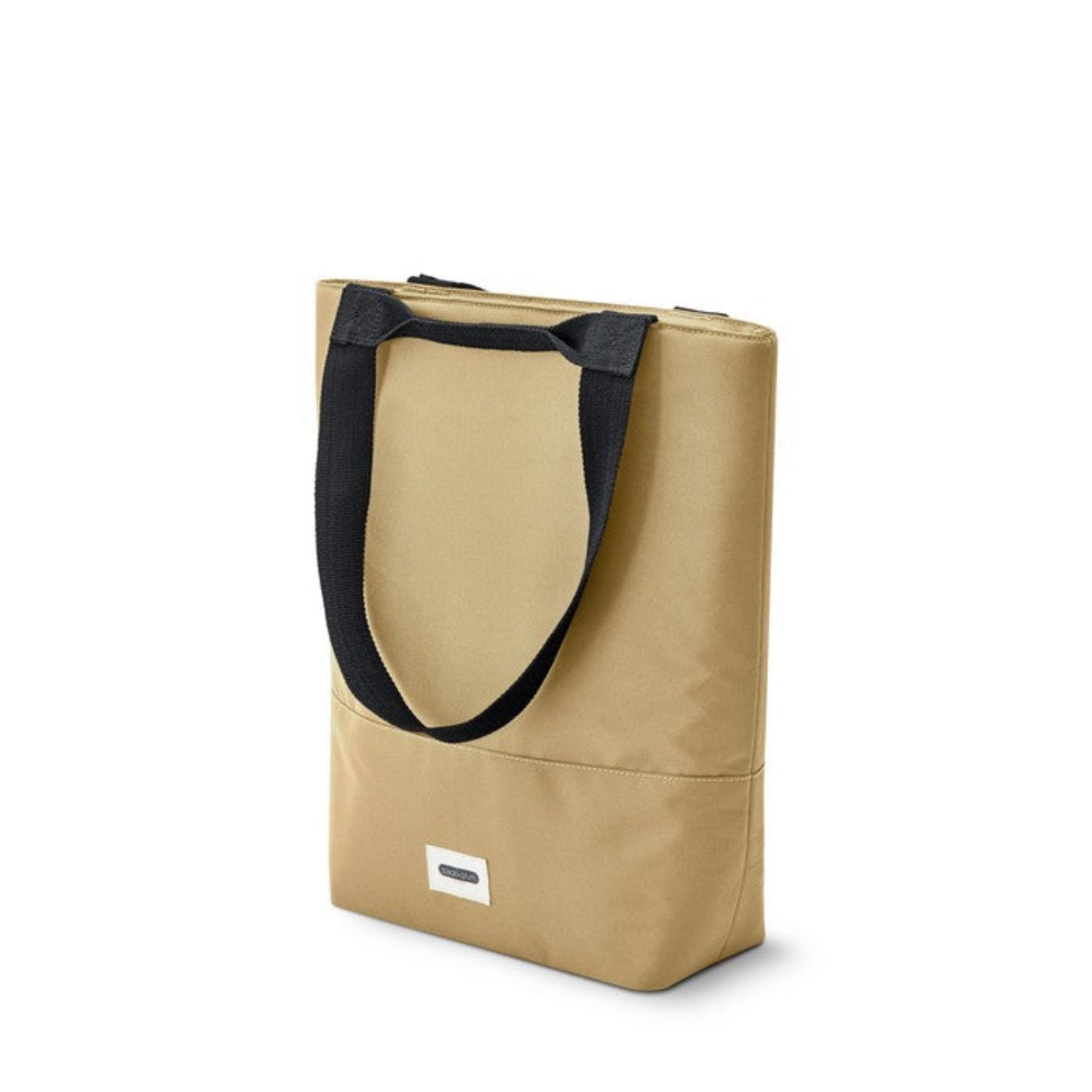 Black+Blum Insulated Tote Bag – beżowa torba termiczna na lunch i przekąski, zapinana na zamek, pojemna i elegancka