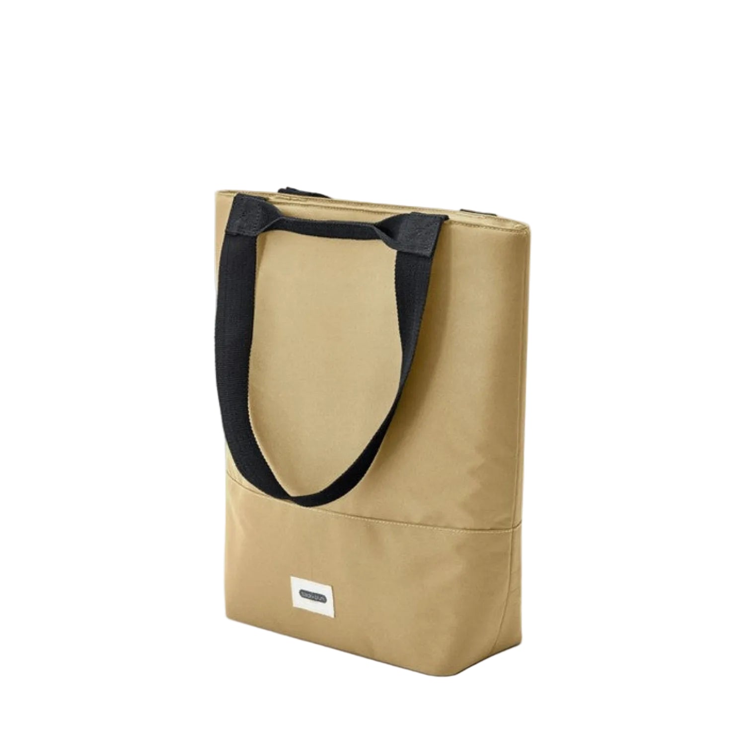 Black+Blum Insulated Tote Bag – beżowa torba termiczna na lunch i przekąski, zapinana na zamek, pojemna i elegancka