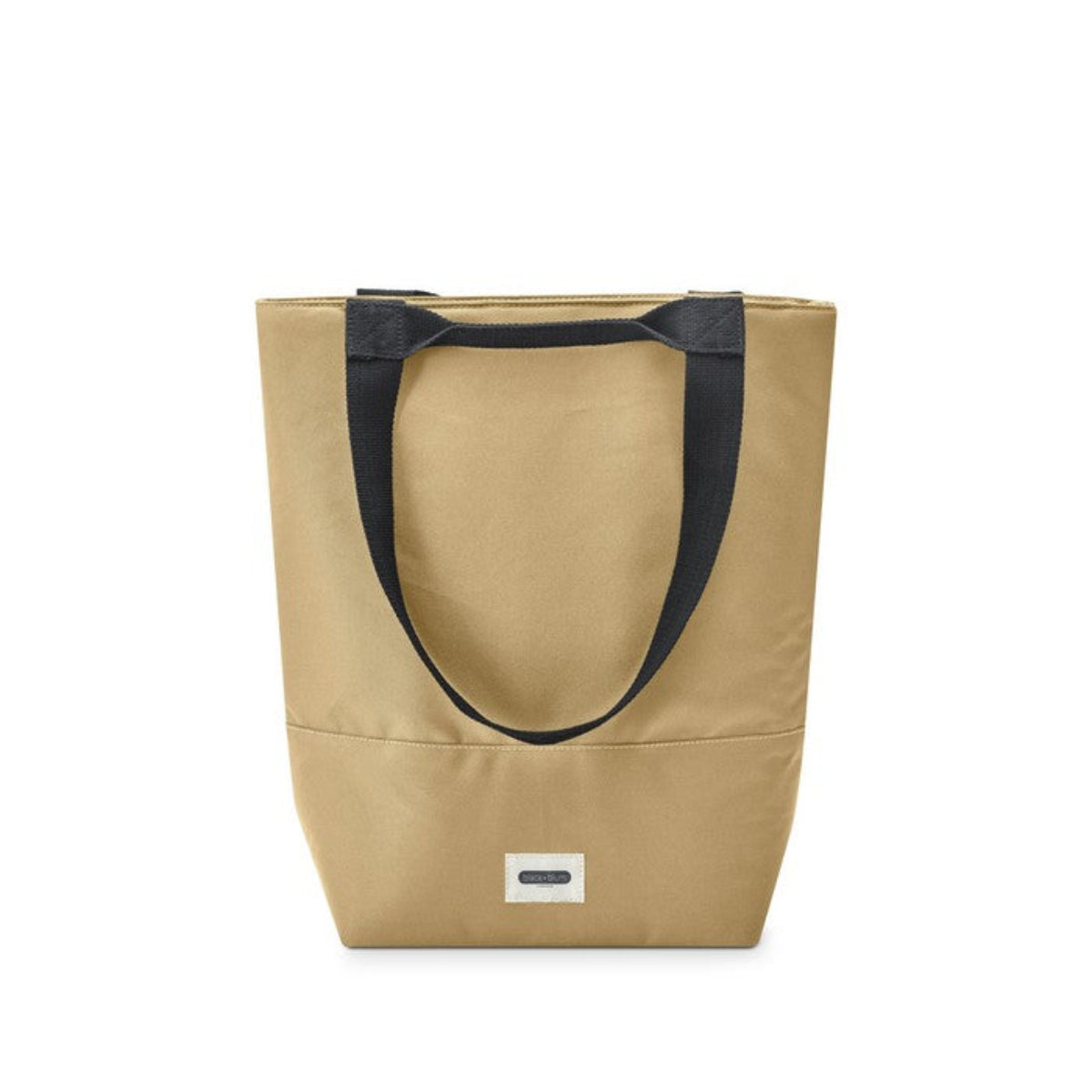 Black+Blum Insulated Tote Bag – beżowa torba termiczna na lunch i przekąski, zapinana na zamek, pojemna i elegancka