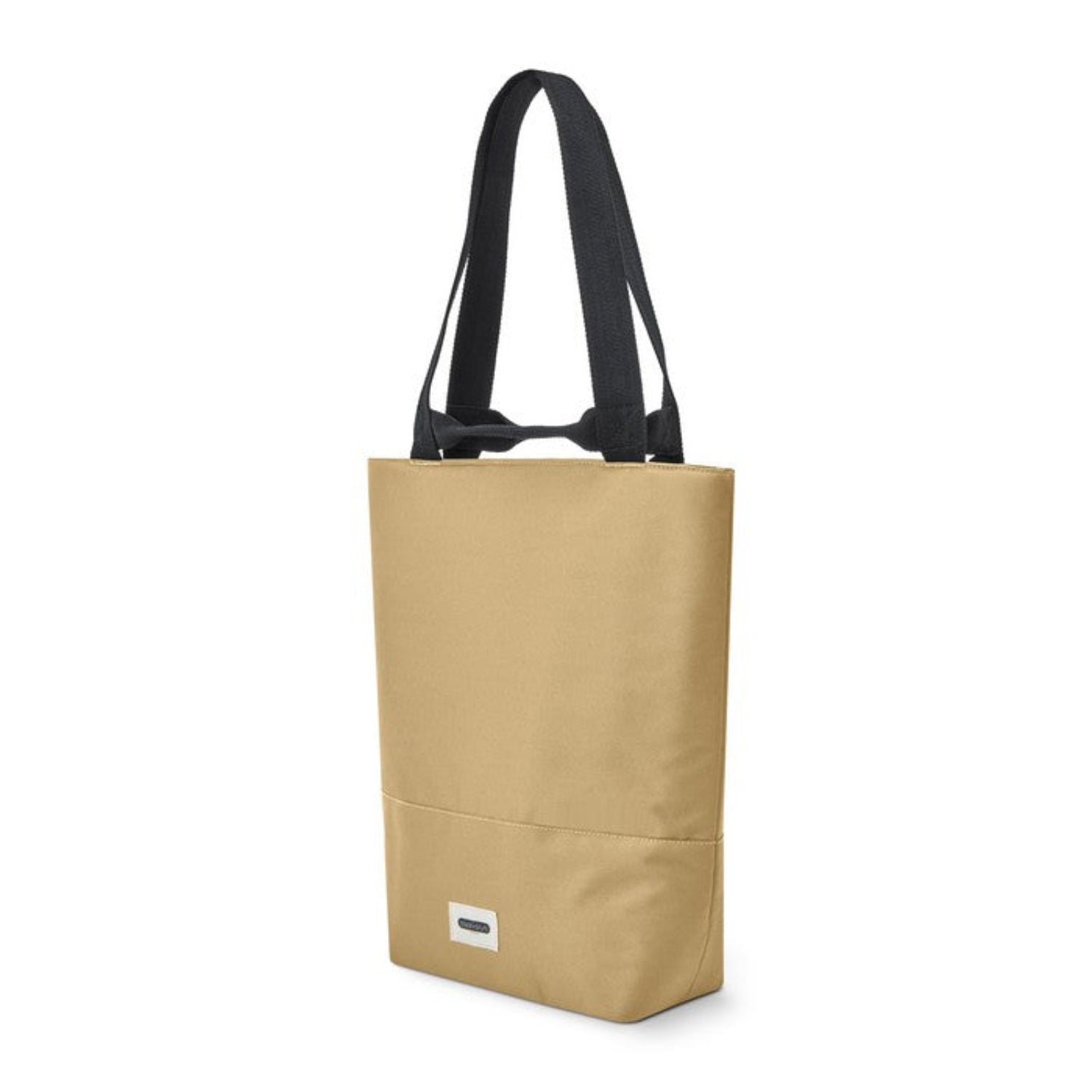 Black+Blum Insulated Tote Bag – beżowa torba termiczna na lunch i przekąski, zapinana na zamek, pojemna i elegancka