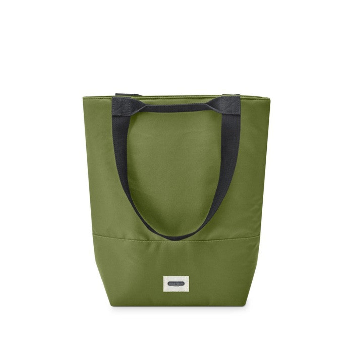 Black+Blum Insulated Tote Bag – zielona torba termiczna na lunch i przekąski, zapinana na zamek, pojemna i elegancka