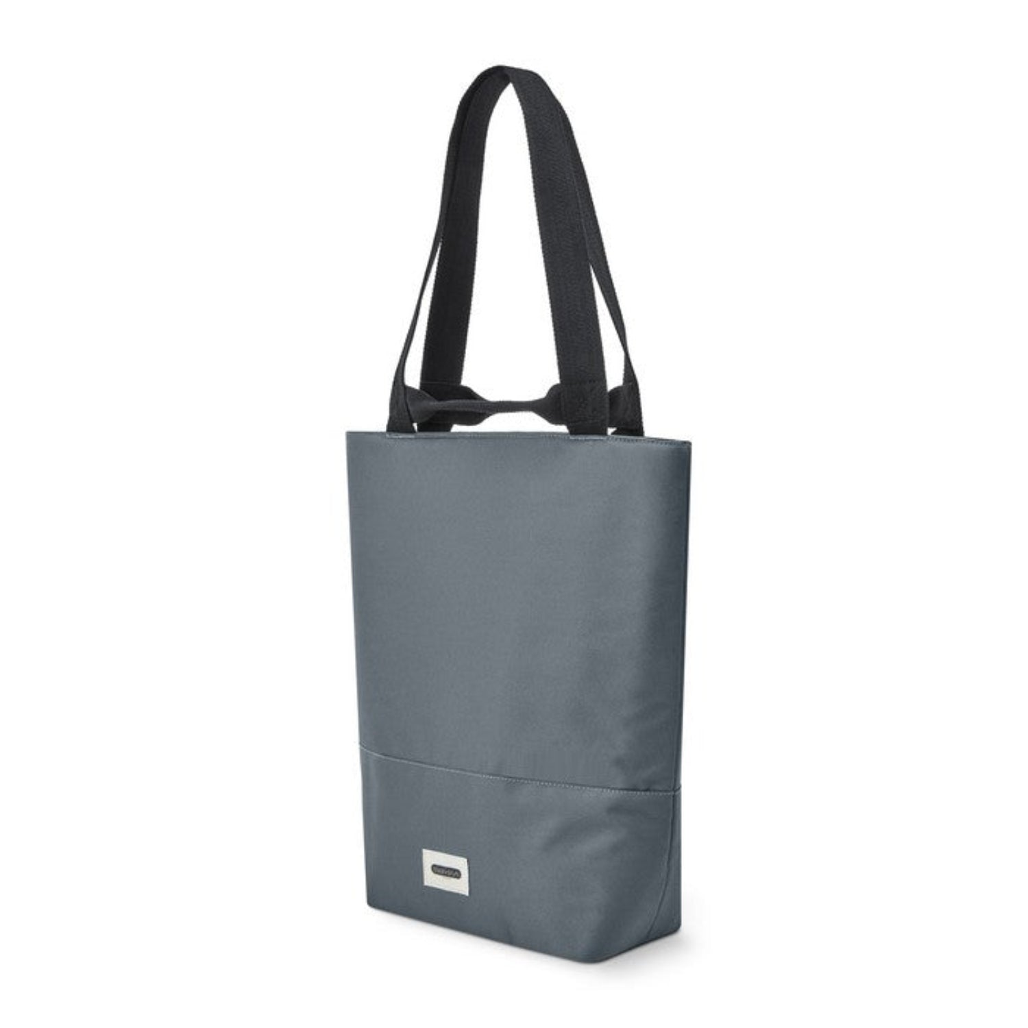 Black+Blum Insulated Tote Bag – szara torba termiczna na lunch i przekąski, zapinana na zamek, pojemna i elegancka