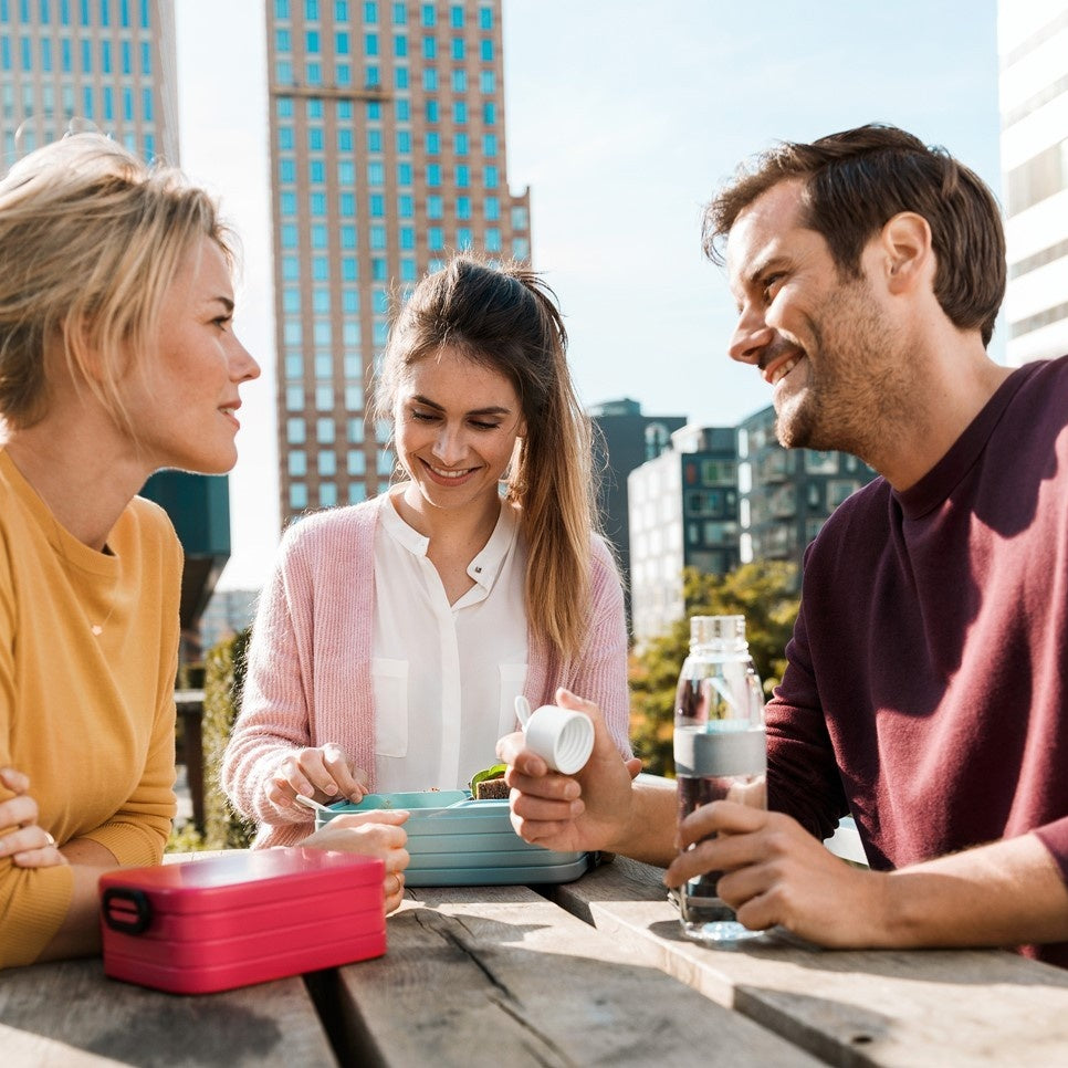 Lunch box Take A Break Mepal - , duża pojemność, z widelcem i wyjmowanymi pojemnikami, wyprodukowano w Europie