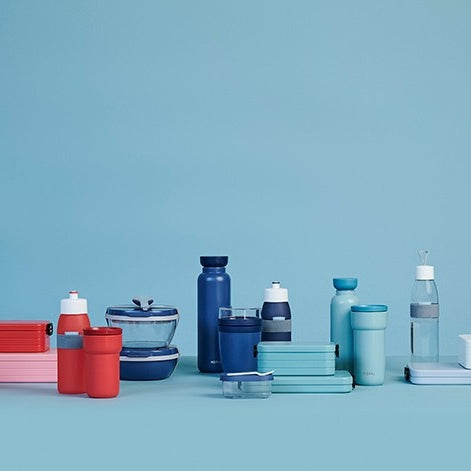 Lunch box Take A Break Mepal - , duża pojemność, z widelcem i wyjmowanymi pojemnikami, wyprodukowano w Europie