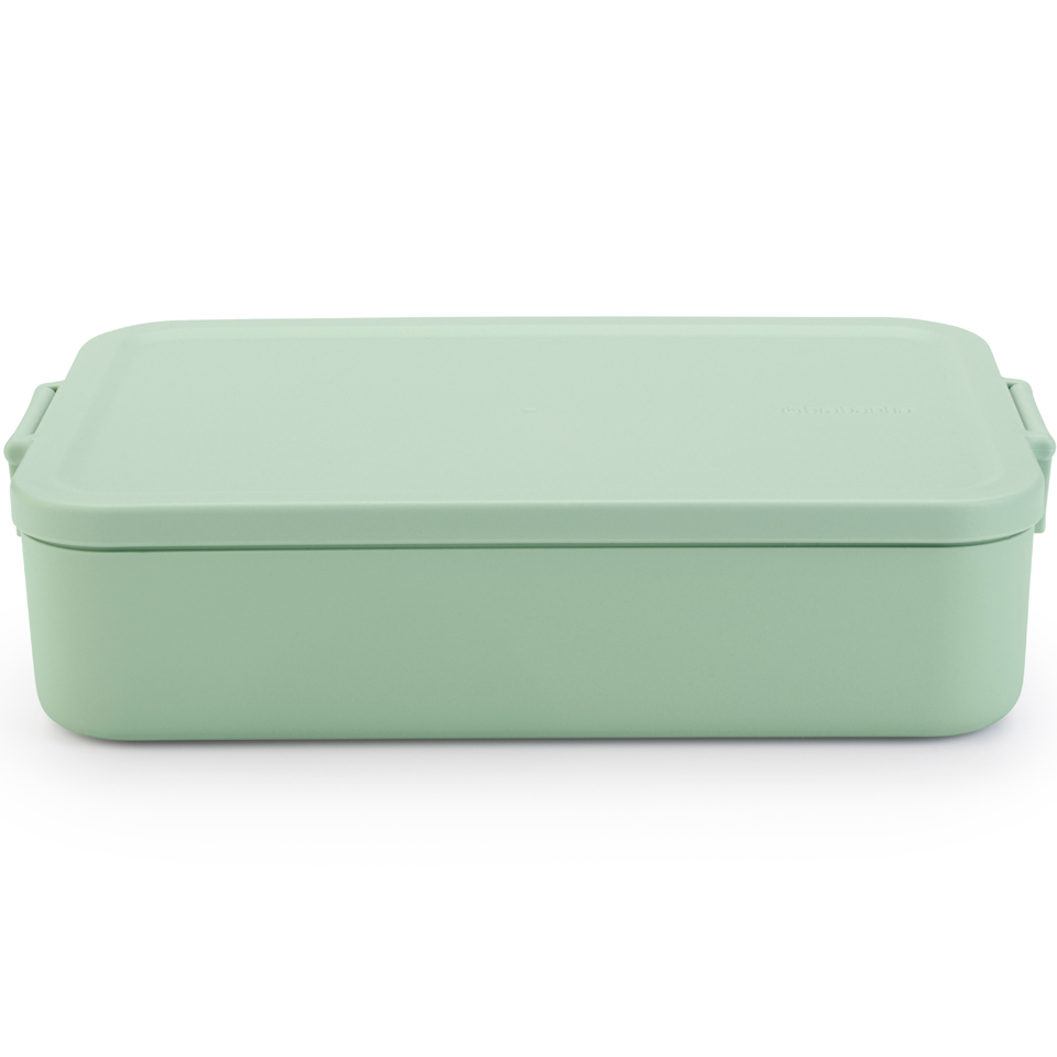 Lunchbox Brabantia Make & Take 2 L z przegródkami i dodatkowymi pojemnikami, szczelny, nadaje się do mikrofalówki, zamrażarki i zmywarki, ekologiczny, kolor: zielony