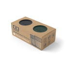 Monbento Temple S Onyx/ Green – zestaw 2 pojemników po 10 ml. Idealne na sosy i dipy, szczelne, kompaktowe, bez BPA, do mikrofalówki i zmywarki