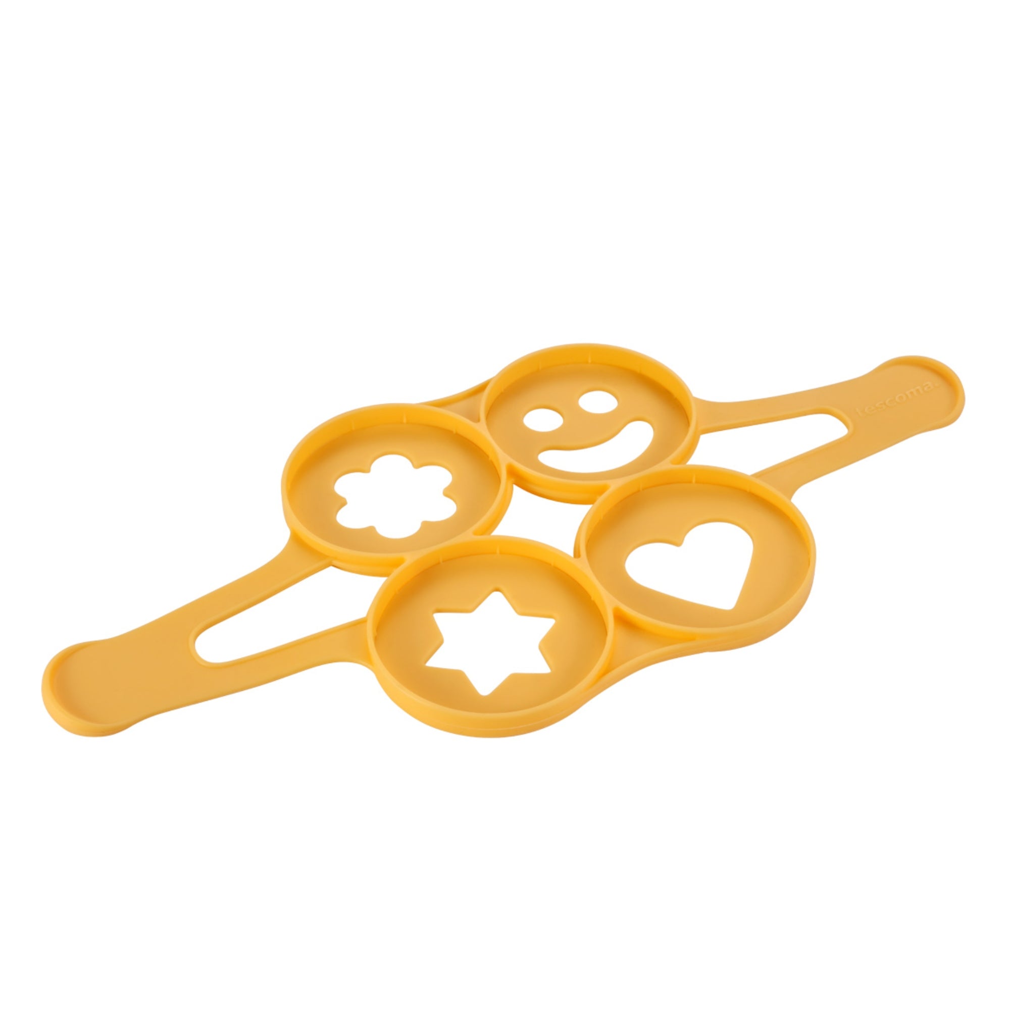 Silikonowa foremka PRESTO – 4 kształty, do naleśników i jajek, odporna na temperaturę