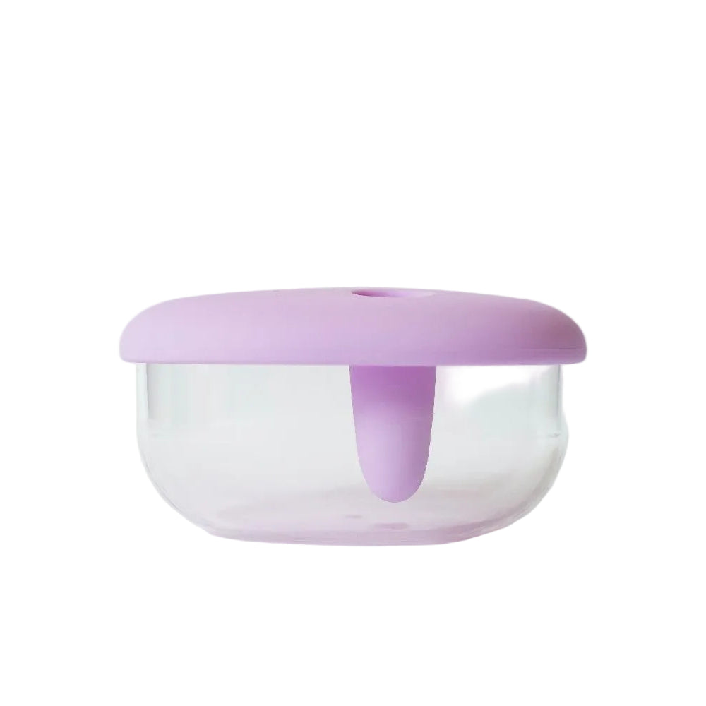 Gadżet do jedzenia Monchi Lavender Purple – czyste ręce podczas nauki
