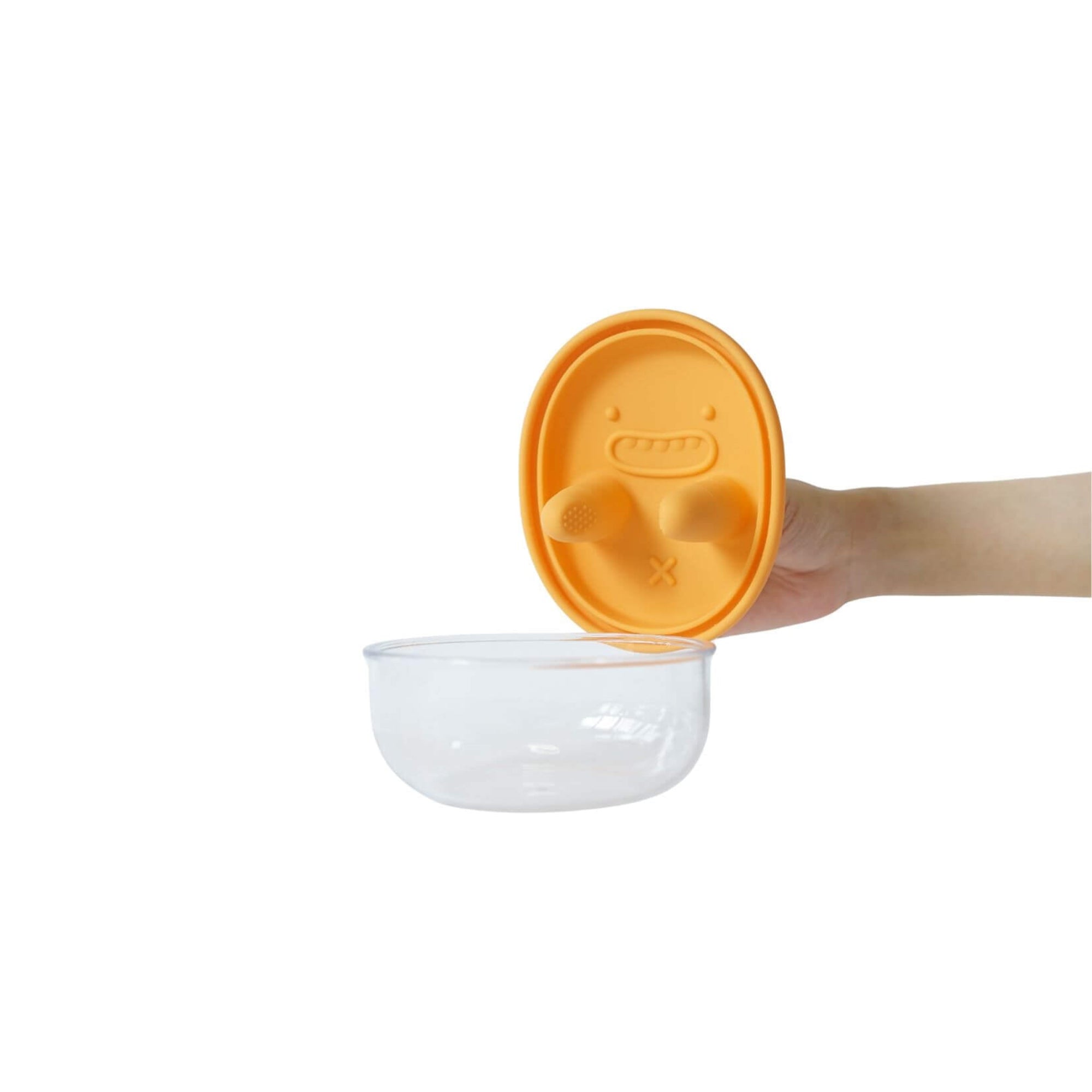 Monchi Tangerine Orange – pojemnik na przekąski idealny dla graczy i do pracy przy komputerze