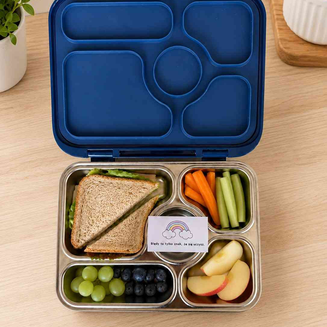 Karteczki z pozytywnym przekazem Lunchie do szkolnego lunchboxa