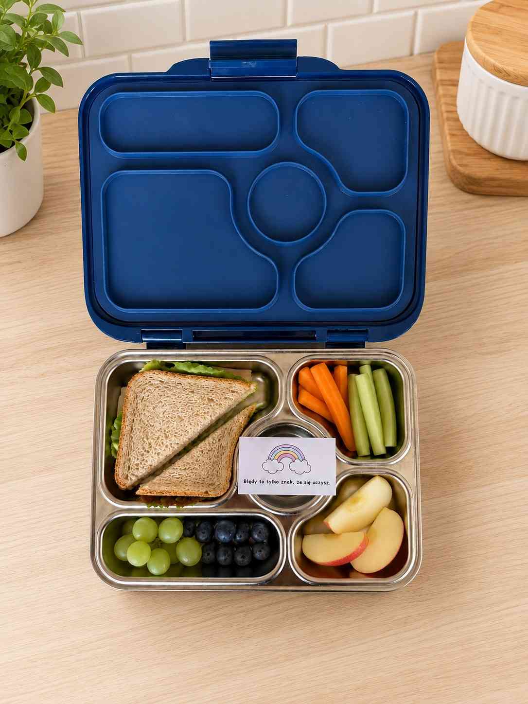 Karteczki z pozytywnym przekazem Lunchie do szkolnego lunchboxa