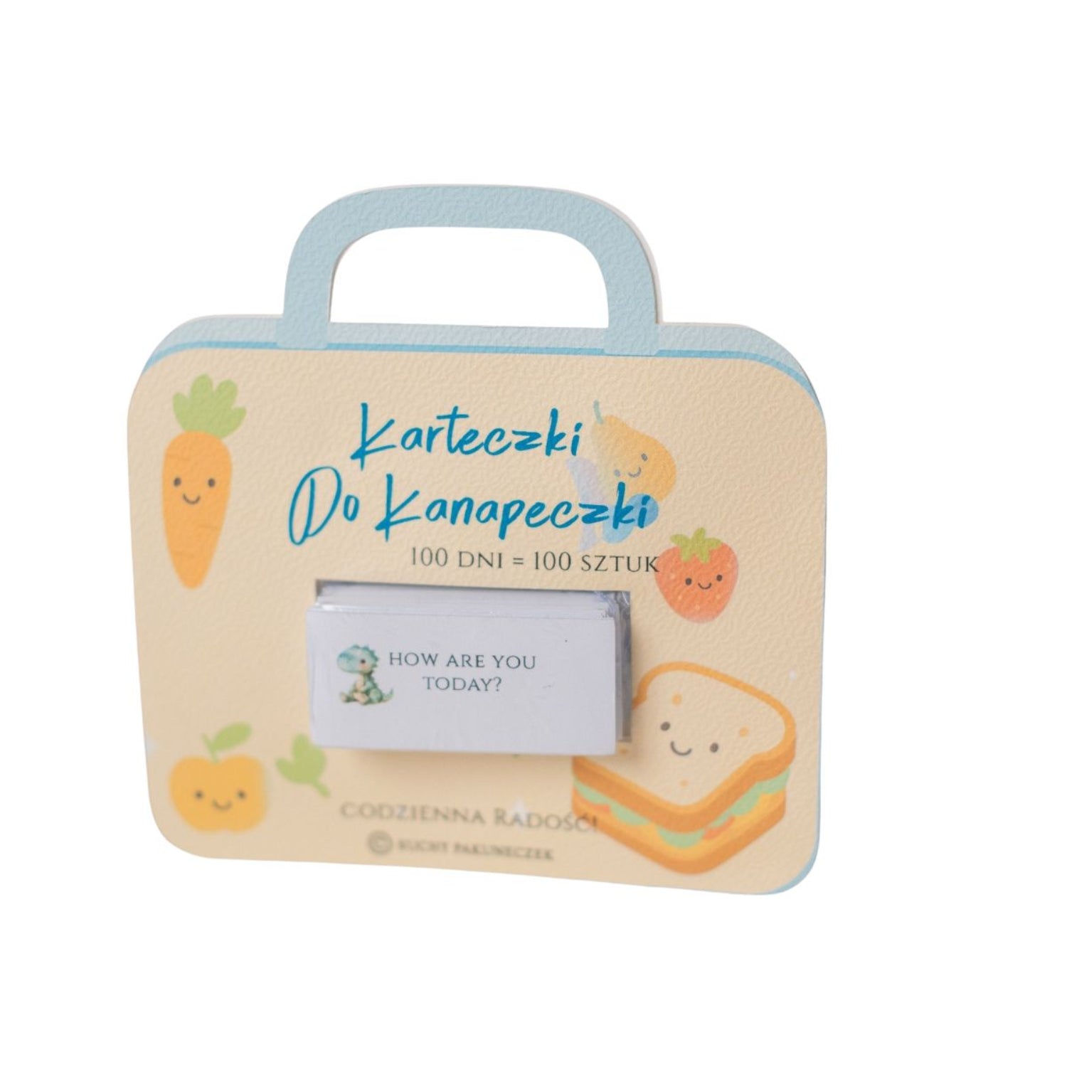 Karteczki do śniadaniówki w wersji angielskiej dla chłopca i dziewczynki – zestaw 100 sztuk. Papier 200 g, pastelowe kolory, ręczne wykonanie, wymiary dopasowane do lunchboxa, motywacyjne i edukacyjne wiadomości codzienne, odporne na zgniecenia