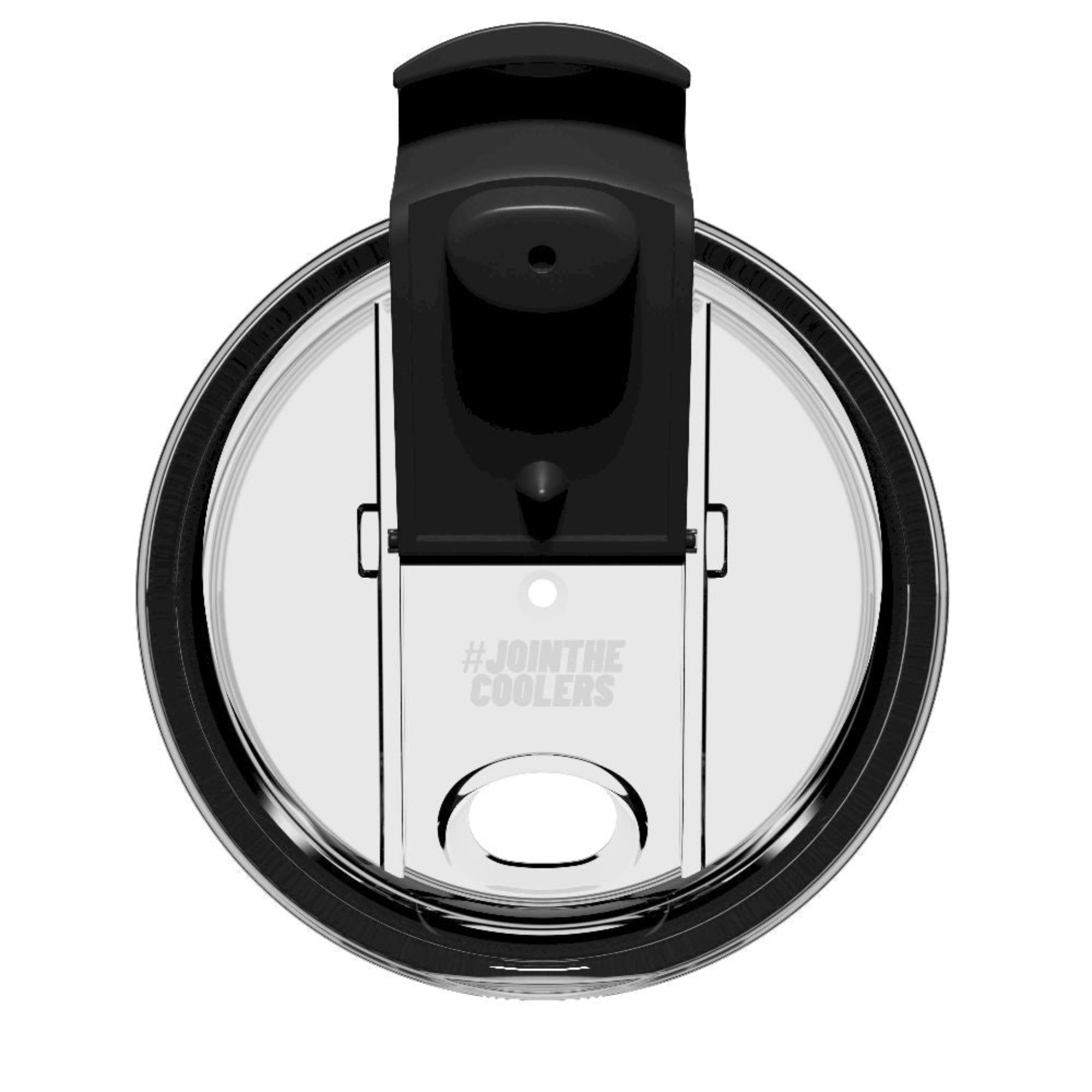 Kubek termiczny Cool Bottles Colors Mono Black – antypoślizgowy, z otworem na słomkę, idealny w podróży i na co dzień, kolor: czarny