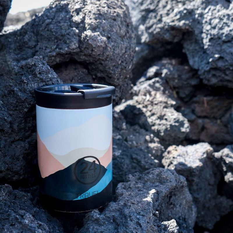 Kubek termiczny 24Bottles Mountains – 350 ml, stal nierdzewna, szczelny, trzyma ciepło 6 h i zimno 24 h.