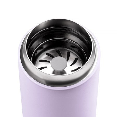 Fioletowy kubek termiczny 473 ml Fellow Carter Move Mug Peri Twinkle - stal nierdzewna, szczelny, chroni przed rozlewaniem, szeroki otwór, nie wchłania smaku i zapachu, długo utrzymuje temperaturę