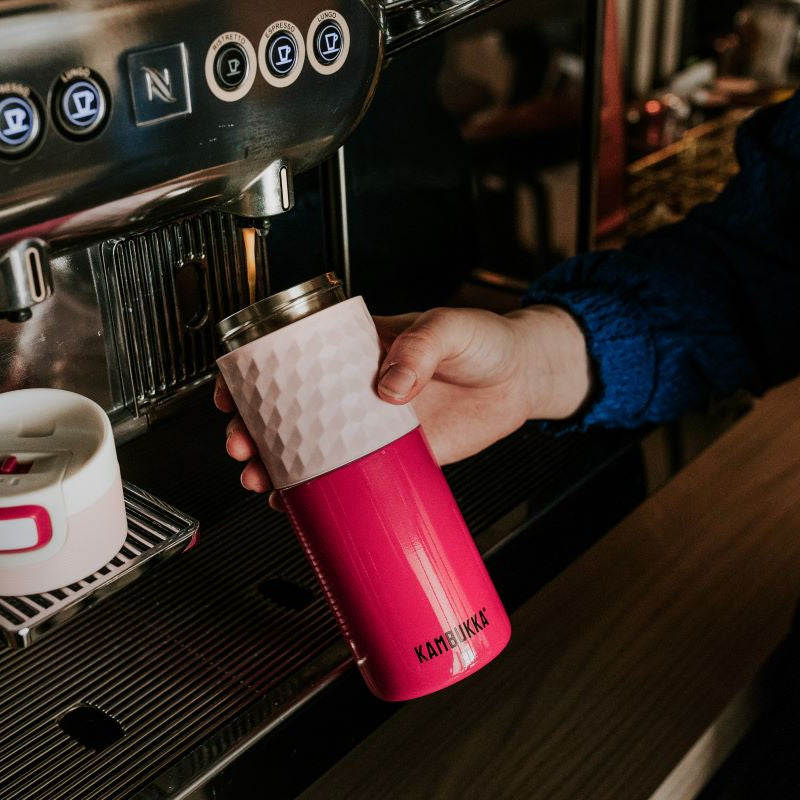 Kambukka Etna Diva Pink 500 ml – stalowy kubek termiczny, nakrętka 3w1, szczelny i stylowy, utrzymuje ciepło do 9h