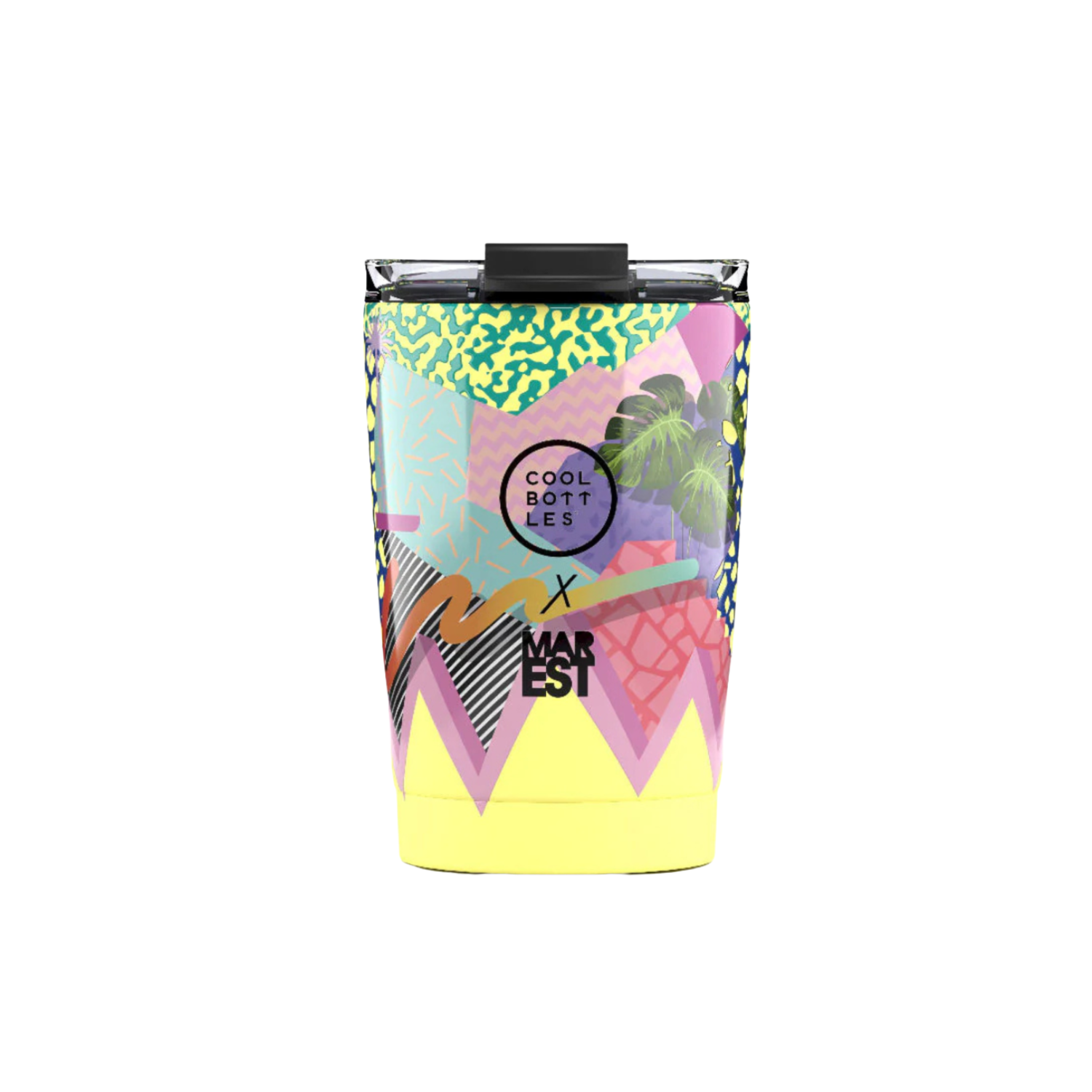 Kubek termiczny Cool Bottles Xclusive Floral Meditteranean– potrójna izolacja, miękkie wykończenie, zero wycieków.