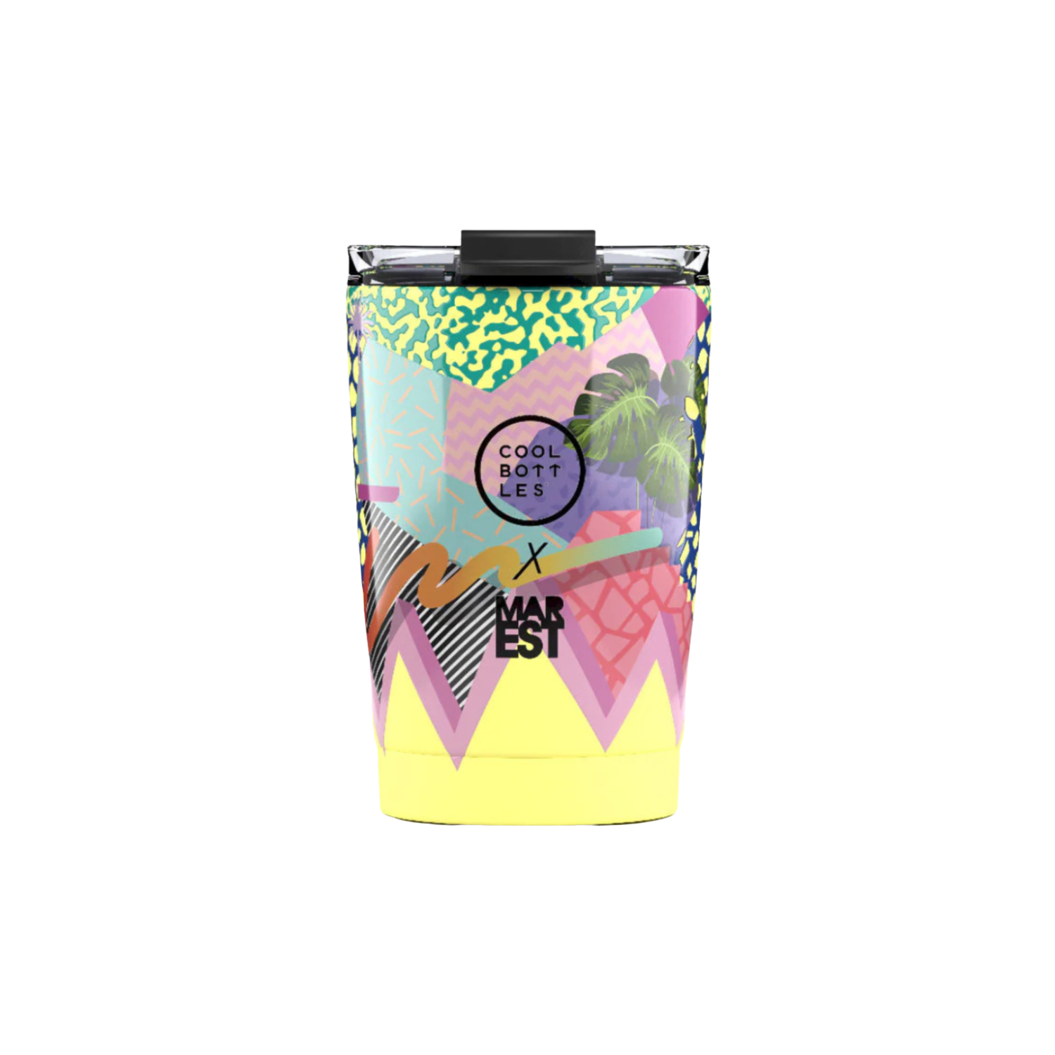 Kubek termiczny Cool Bottles Xclusive Floral Meditteranean– potrójna izolacja, miękkie wykończenie, zero wycieków.