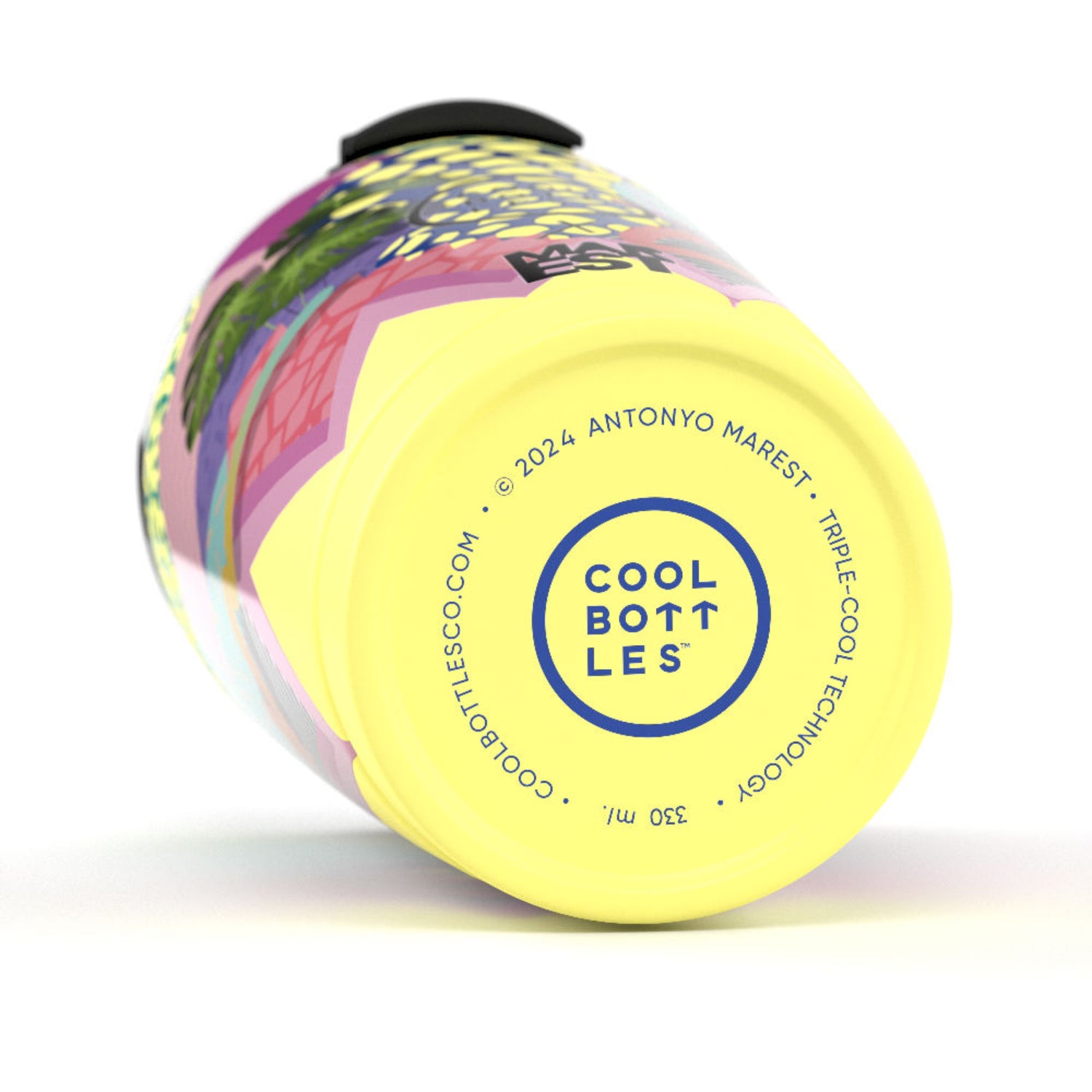 Kubek termiczny Cool Bottles Xclusive Floral Meditteranean– potrójna izolacja, miękkie wykończenie, zero wycieków.