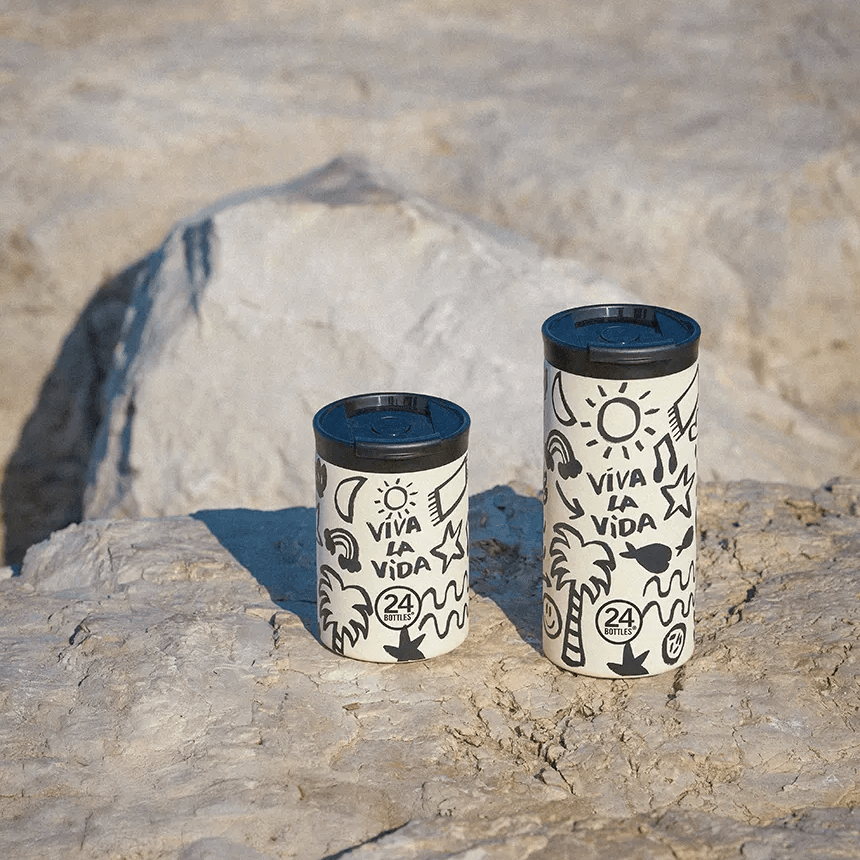 24Bottles Travel Tumbler Viva la Vida600 ml – kubek stalowy, który nie zmienia smaku kawy i herbaty