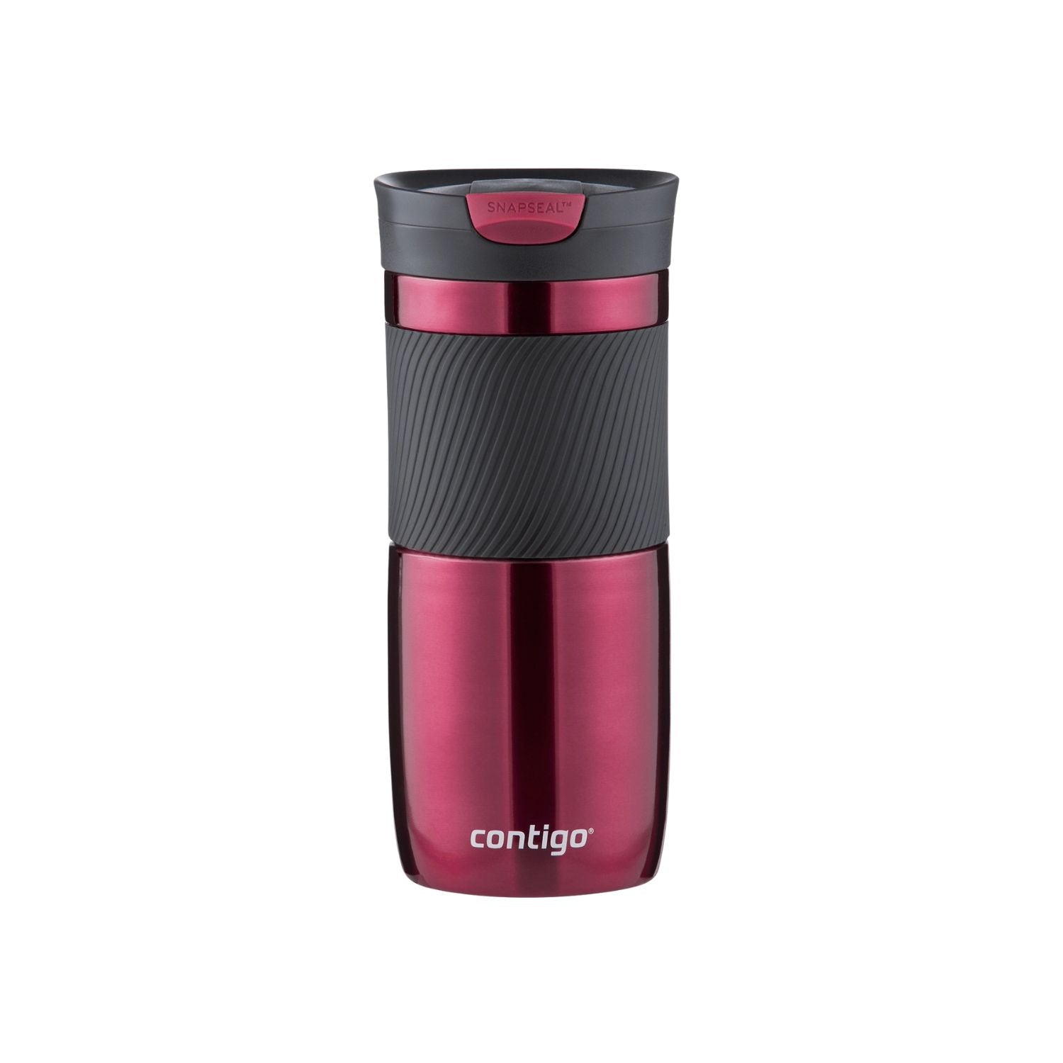 Kubek Contigo Byron Vivacious– stalowy, szczelny, 470 ml, SnapSeal®, idealny na kawę do auta i w drogę, kolor: różowy