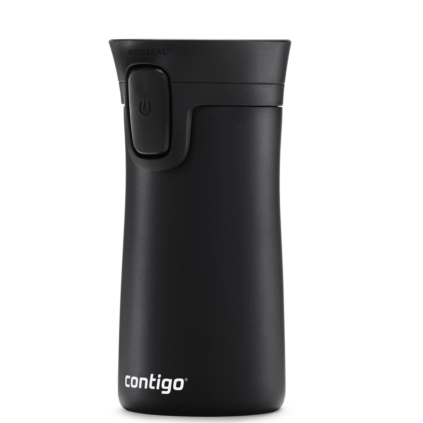 Kubek Contigo Black 300 ml – mały, lekki i szczelny termos z izolacją na 3 h ciepła i 10 h chłodu.