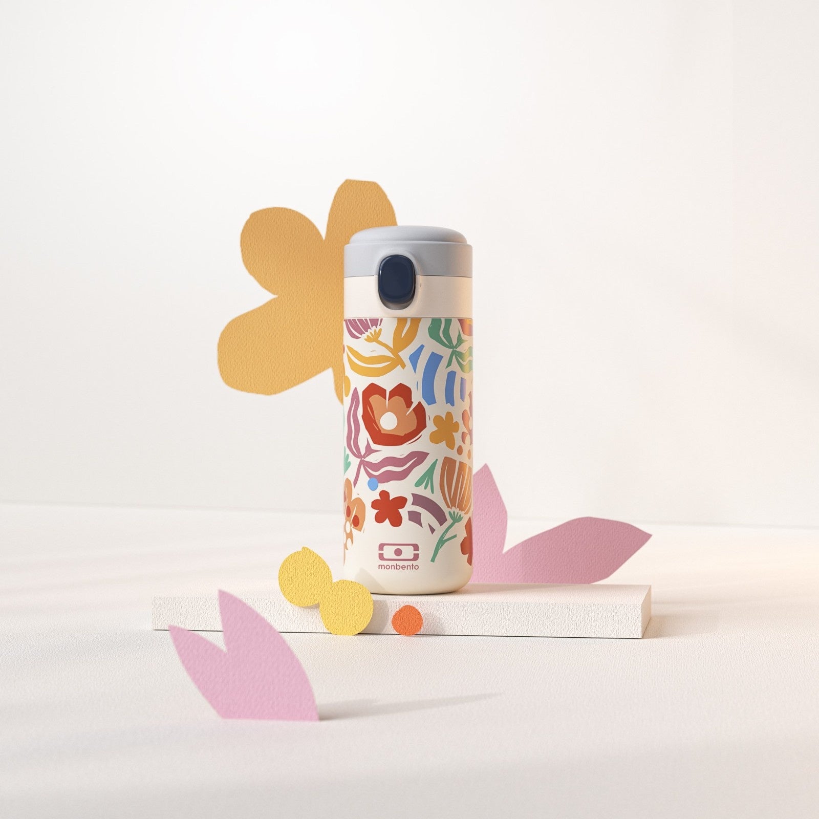 Monbento Pop Papercut – butelka izolowana próżniowo trzymająca ciepło i zimno