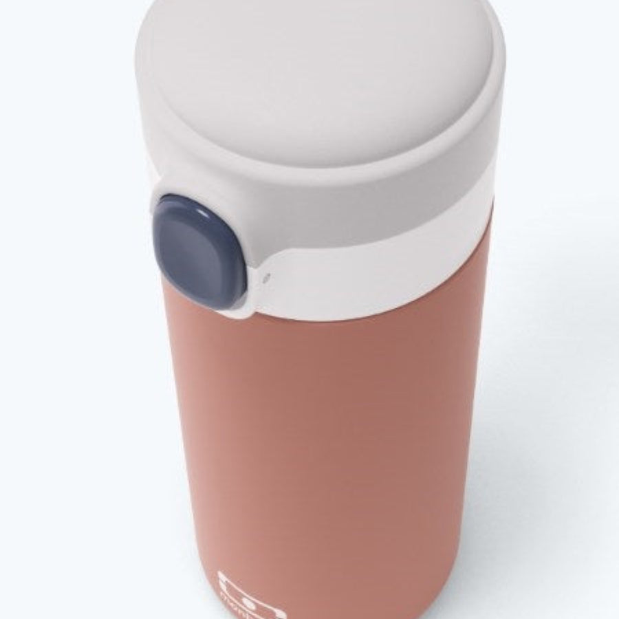 Kubek termiczny Monbento Pop – idealny do szkoły, pracy i na trening. Lekki, szczelny, bez BPA, z izolacją próżniową do 12 godzin, kolor: różowy